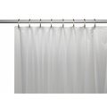 Livingquarters USC-4-10 4 Gauge Vinyl Shower Curtain Liner; Frosty Clear LI760593